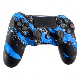 Dualshock 4 V2 Scar Blauw (soft touch)