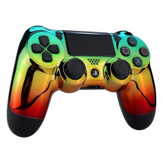 Dualshock 4 V2 Chroom Rasta