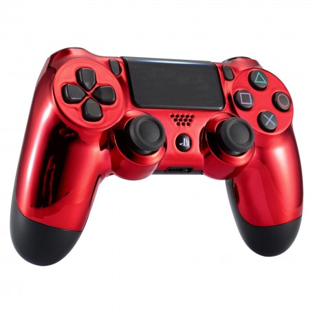 Dualshock 4 V2 Chroom Rood