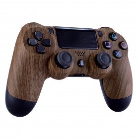 Dualshock 4 V2 Hout (soft touch)