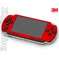 PSP 2000 skin Gloss Hotrod Red