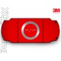 PSP 2000 skin Gloss Hotrod Red