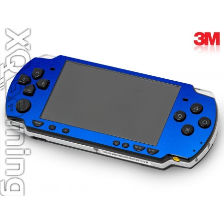 PSP 2000 skin Metallic Blauw Fire