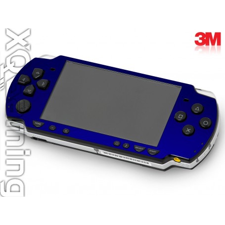 PSP 2000 skin Metallic Blue Rapsberry