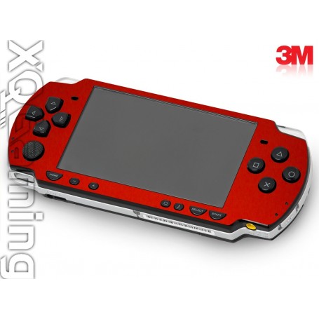 PSP 2000 skin Metallic Dragon Fire Red