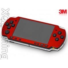 PSP 2000 skin Metallic Dragon Fire Red