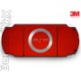 PSP 2000 skin Metallic Dragon Fire Red