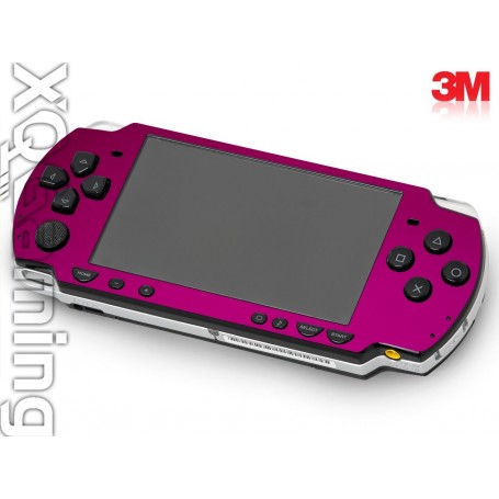 PSP 2000 skin Metallic Fierce Fuchsia