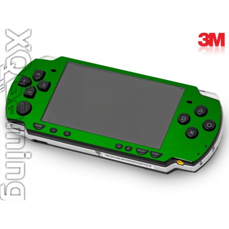 PSP 2000 skin Metallic Green Envy