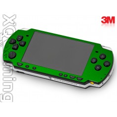 PSP 2000 skin Metallic Green Envy