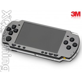 PSP 2000 skin Metallic Sterling Silver