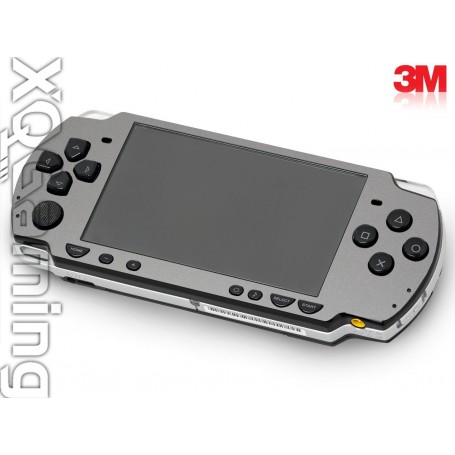 PSP 2000 skin Metallic Sterling Zilver