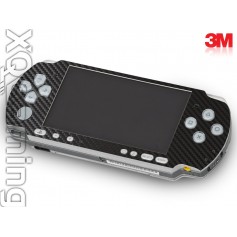 PSP 3000 skin Carbon Fiber Black