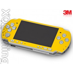 PSP 3000 skin Glans Helder Geel