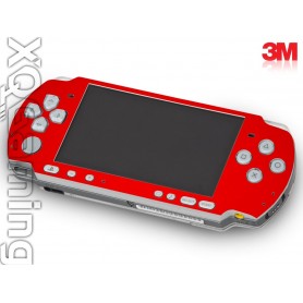 PSP 3000 skin Gloss Hotrod Red