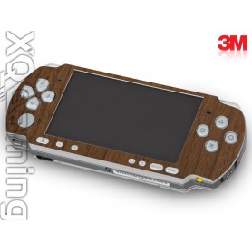 PSP 3000 skin Wood Brown