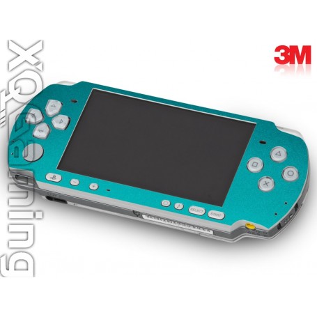 PSP 3000 skin Metallic Atomic Teal