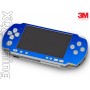 PSP 3000 skin Metallic Blauw Fire