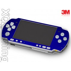 PSP 3000 skin Metallic Blauw Rapsberry