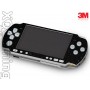 PSP 3000 skin Metallic Black Galaxy Sparkle