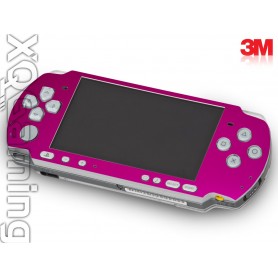 PSP 3000 skin Metallic Fierce Fuchsia