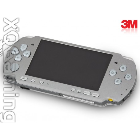 PSP 3000 skin Metallic Sterling Zilver