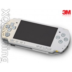 PSP 3000 skin Metallic Wit Goud Sparkle