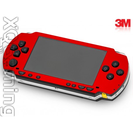 PSP 1000 skin Glans Hotrod Rood