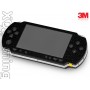 PSP 1000 skin Metallic Black Galaxy Sparkle