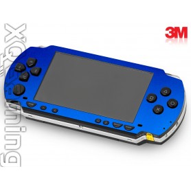 PSP 1000 skin Metallic Blue Fire
