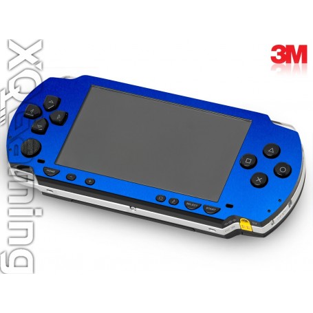 PSP 1000 skin Metallic Blauw Fire