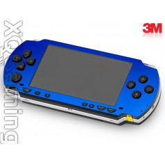 PSP 1000 skin Metallic Blauw Fire