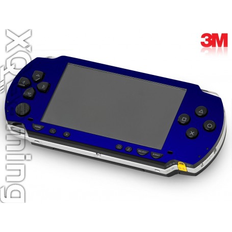 PSP 1000 skin Metallic Blue Rapsberry