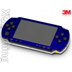 PSP 1000 skin Metallic Blauw Rapsberry