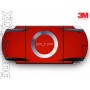 PSP 1000 skin Metallic Dragon Fire Rood