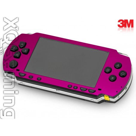 PSP 1000 skin Metallic Fierce Fuchsia