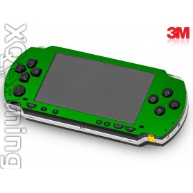 PSP 1000 skin Metallic Green Envy