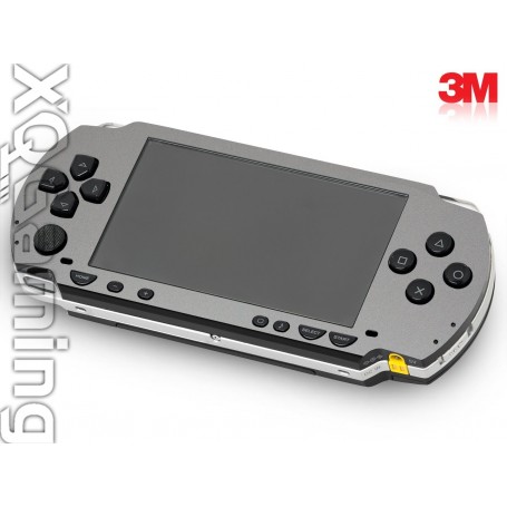 PSP 1000 skin Metallic Sterling Zilver