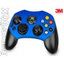 Xbox S Controller skin Metallic Blauw Fire