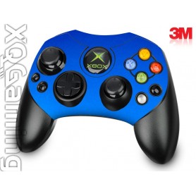 Xbox S Controller skin Metallic Blauw Fire