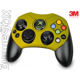 Xbox S Controller skin Metallic Lemon Sting