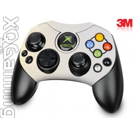 Xbox S Controller skin Metallic White Gold Sparkle