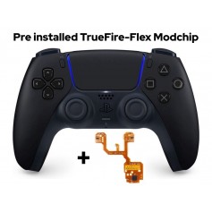 DualSense Midnight Zwart + Pre Installed TrueFire-Flex