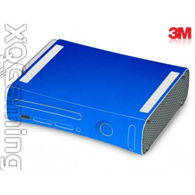 Xbox 360 skin Metallic Blauw Fire