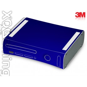 Xbox 360 skin Metallic Blauw Rapsberry