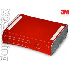 Xbox 360 skin Metallic Dragon Fire Rood