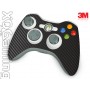 Xbox 360 Controller skin Carbon Fiber Black