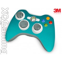 Xbox 360 Controller skin Metallic Atomic Teal