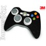 Xbox 360 Controller skin Metallic Black Galaxy Sparkle