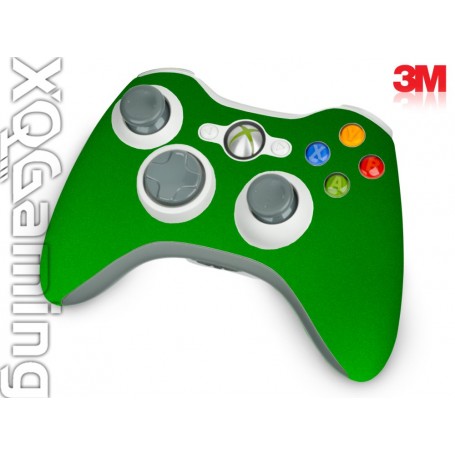 Xbox 360 Controller skin Metallic Green Envy